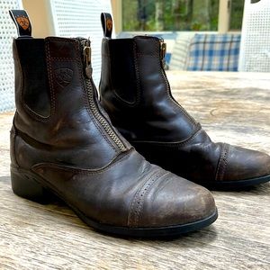 ARIAT boots womens Heritage Zip Paddock size US 6.5 color Brown